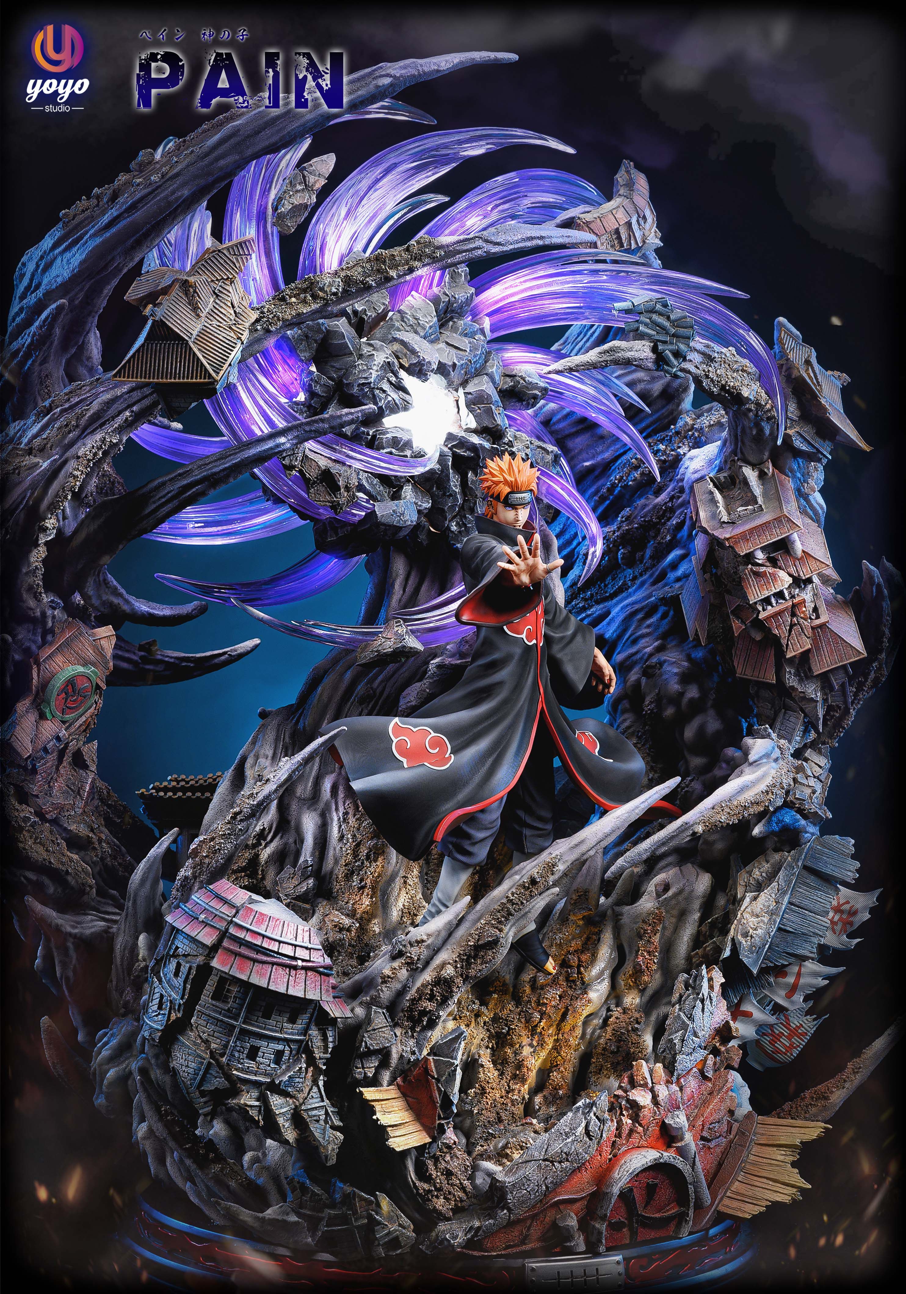 【预定】私人订制 yoyo 佩恩火影忍者gk限量雕像手办模型生日送礼