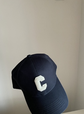 C字母毛巾绣鸭舌帽棒球帽