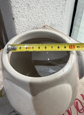 简约陶瓷猫咪罐 猫粮罐 猫咪零食罐 小点心饼干罐子 宠物骨灰收纳