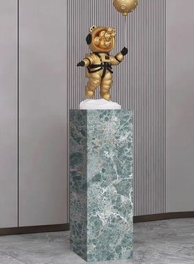 轻奢摆件底座客厅玄关雕塑工艺品落地式展示台底座立柱