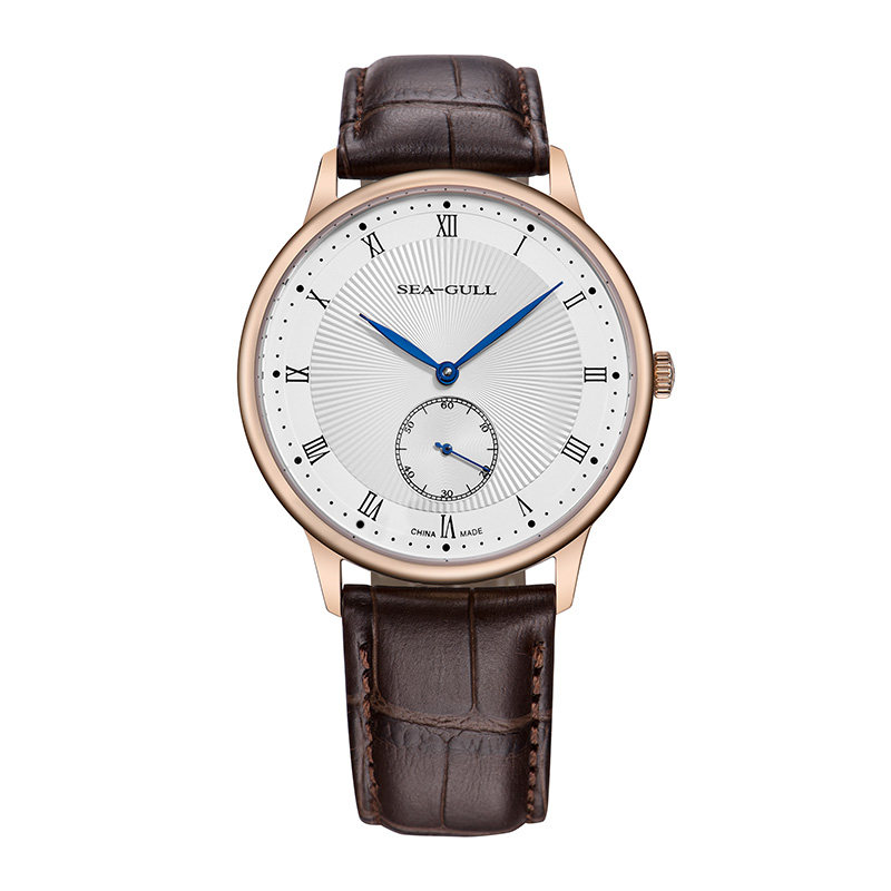 官方正品海鸥手表男女对表纤薄商务防水机械机芯情侣腕表6009