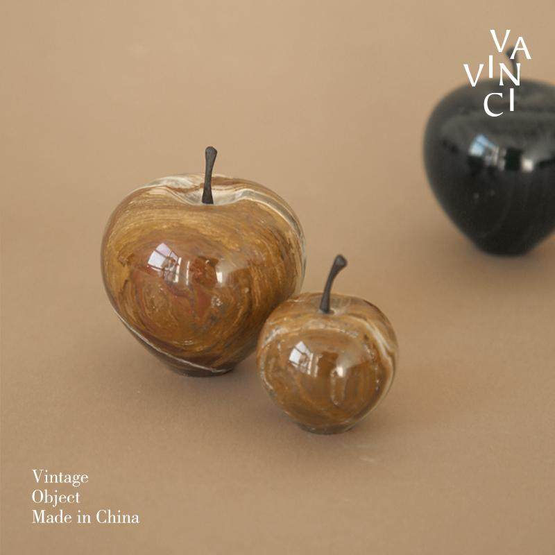 梵其【平安喜乐】天然玉石苹果摆件高级感玄关桌面酒柜装饰品礼物,淘宝优惠券,粉丝福利购,淘宝优惠卷