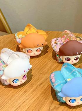 入油对对碰果蔬头杨桃妹妹礼盒盲盒潮玩少女心手办可爱公仔摆件