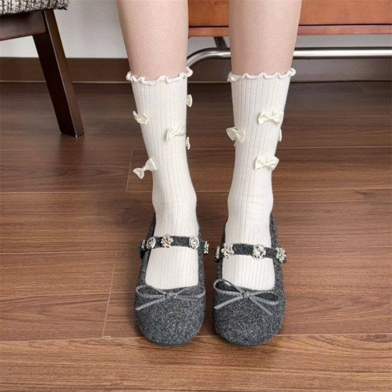 015-L42-Z92内增高3cm蝴蝶结加绒保暖灰色玛丽珍女秋冬外穿毛毛鞋,淘宝优惠券,粉丝福利购,淘宝优惠卷