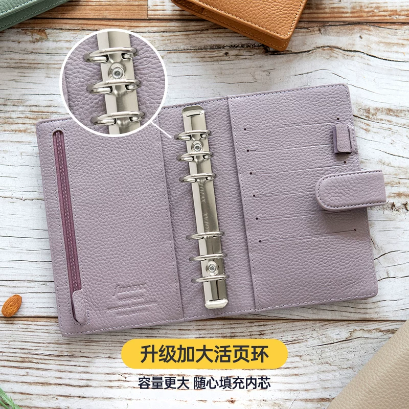 Британский Filofax Норфолк календарь A7 A6 A5 кожаный большой кольцевой записной блокнота с отрывными страницами, ручной журнал, отрывной блокнот, ручной журнал