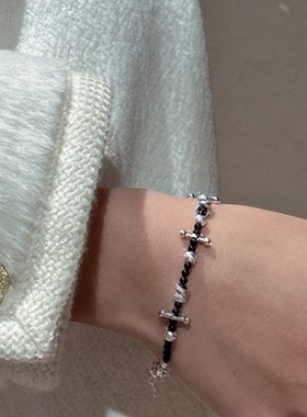 S925纯银韩版小众设计感手链女生