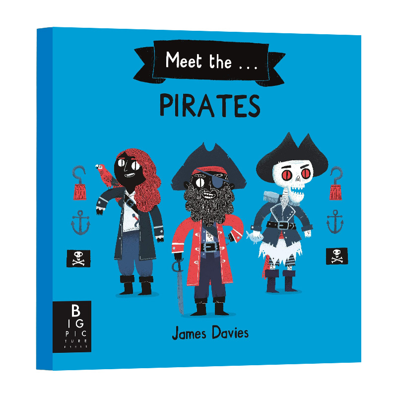 Meet the Pirates 英文原版 遇见海盗 英文版儿童英语科普绘本 詹姆斯戴维斯 James Davies 原版书籍 - 图0