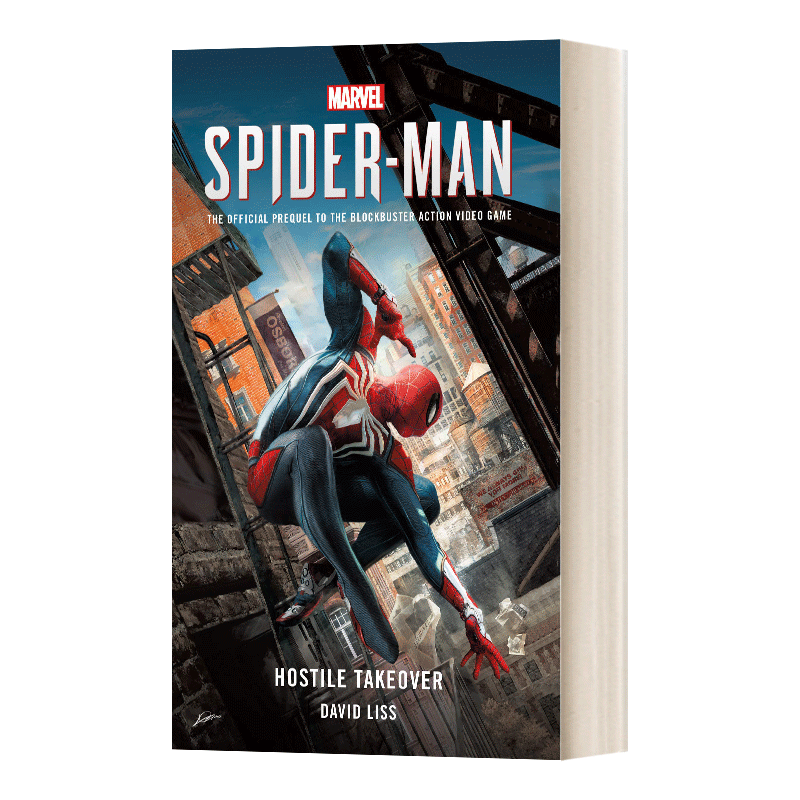 英文原版小说 Marvel’s SPIDER-MAN Hostile Takeover 漫威蜘蛛侠 敌意收购 官方授权前传小说 英文版 进口英语原版书籍 - 图0
