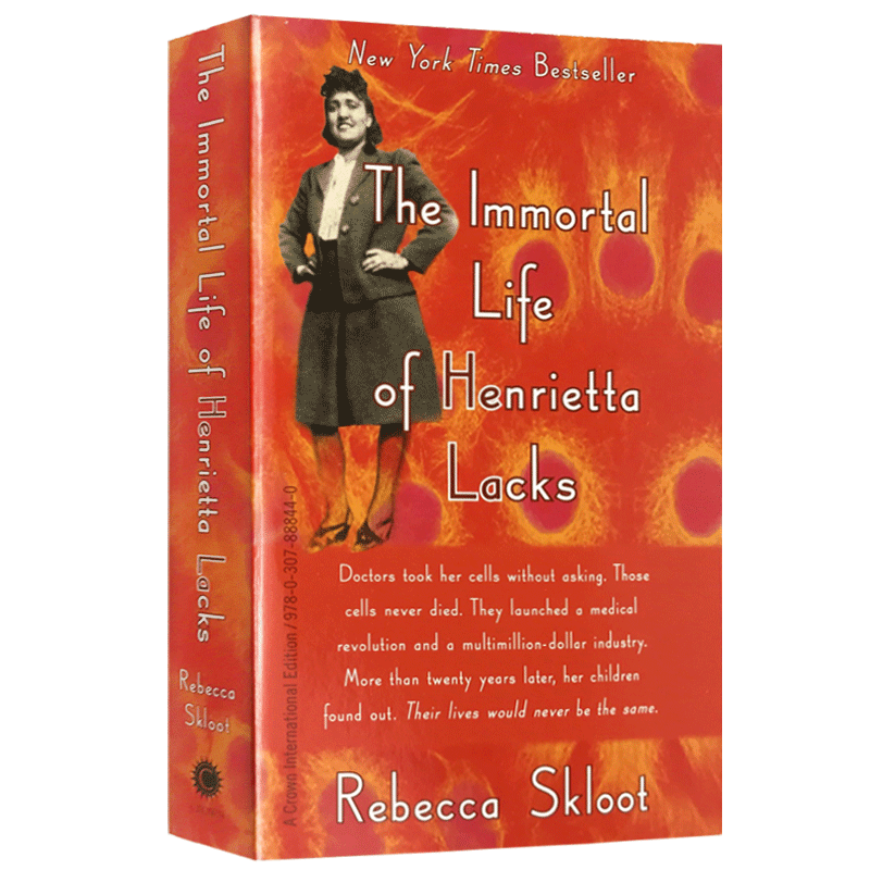 The Immortal Life of Henrietta Lacks 英文原版 永生的海拉 不朽的生命 HBO同名电影原著 英文版进口英语书籍
