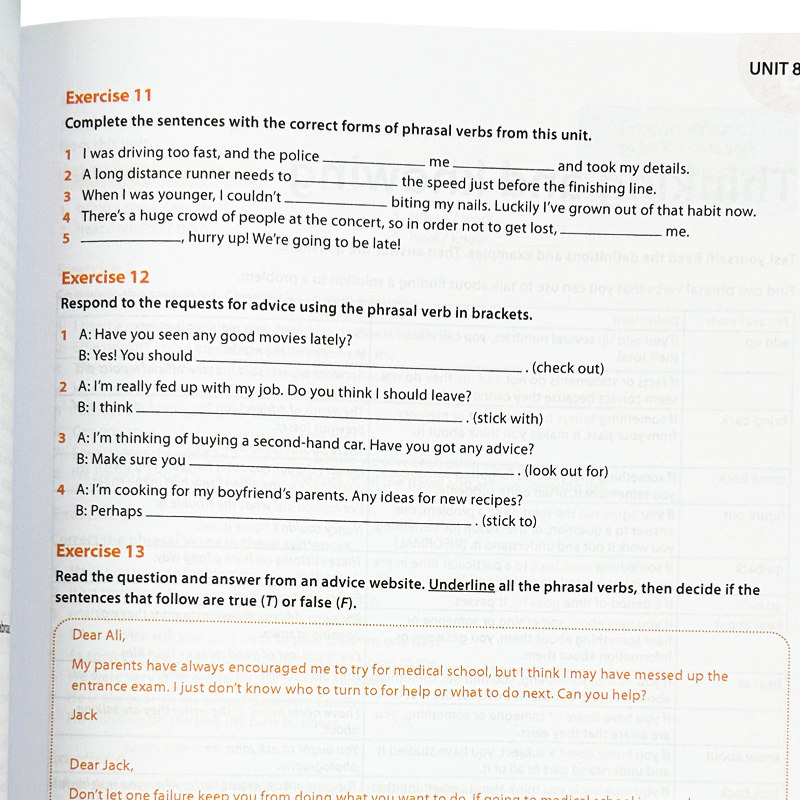英文原版 Work on your Phrasal Verbs 柯林斯英语动词短语练习 英文版 进口英语原版书籍
