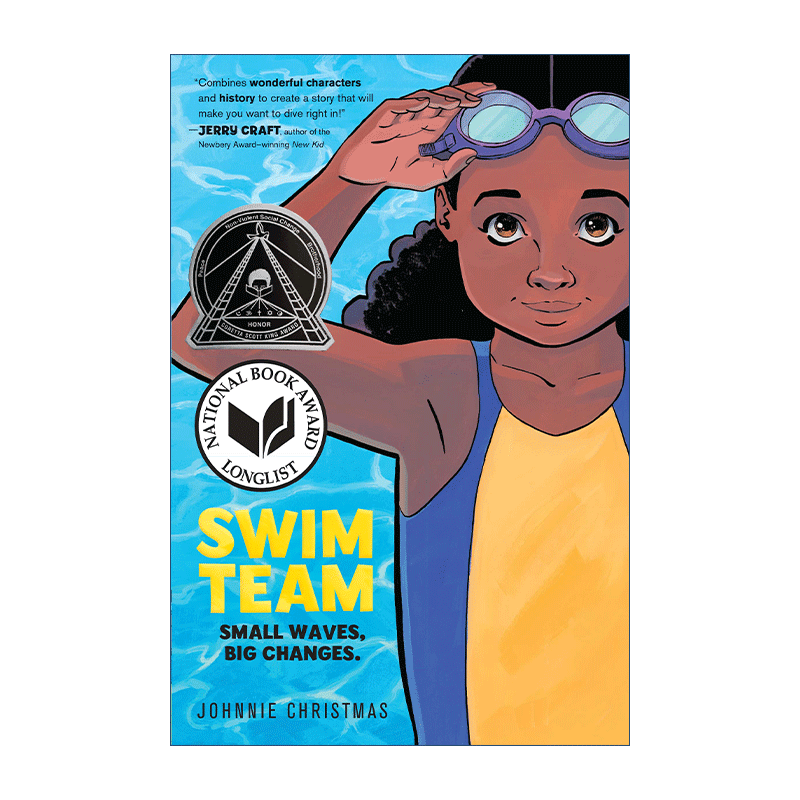 英文原版 Swim Team 游泳队 漫画小说 英文版 进口英语原版书籍