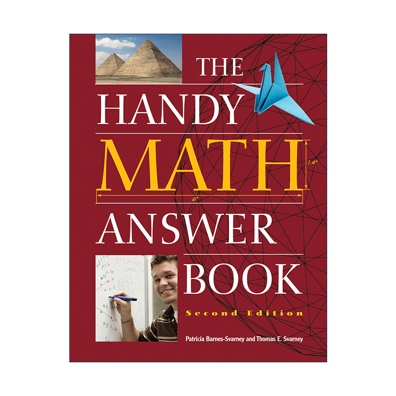 英文原版 Handy Math Answer Book 机敏问答 数学 百科全书 Patricia Barnes-Svarney帕利斯·巴尼斯 英文版 进口英语原版书籍 - 图0