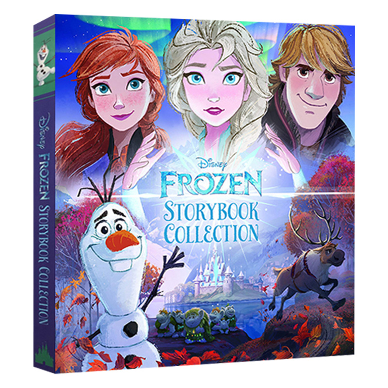 Frozen Storybook Collection英文原版迪士尼冰雪奇缘18个故事合集新版精装艾莎安娜儿童英语绘本-图3