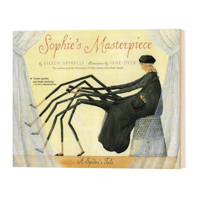蜘蛛的故事 Sophies Masterpiece A Spider&amp;#39;s Tale英文原版绘本英文版儿童英语启蒙图画故事书 Eileen ...