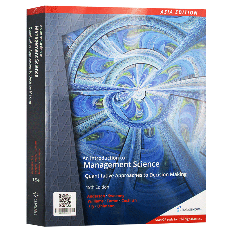 管理科学入门 定量分析法 第15版 An Introduction to Management Science 英文原版 英文版进口原版英语书籍 - 图3