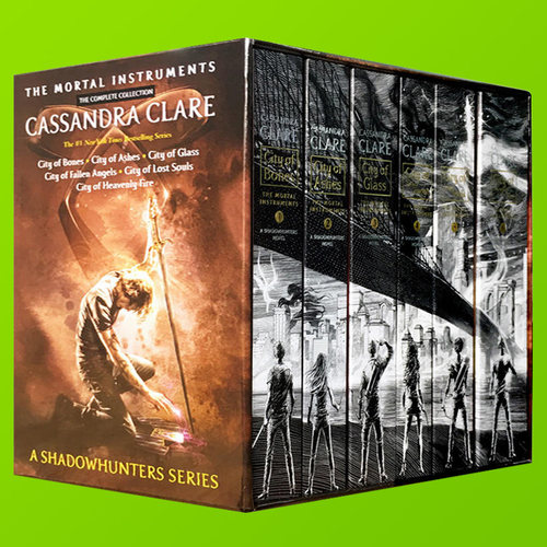 The Mortal Instruments 英文原版奇幻恐怖悬疑小说 圣杯神器 骸骨之城1-6本盒装 进口原版英语书 英文版电影原著书籍 - 图0