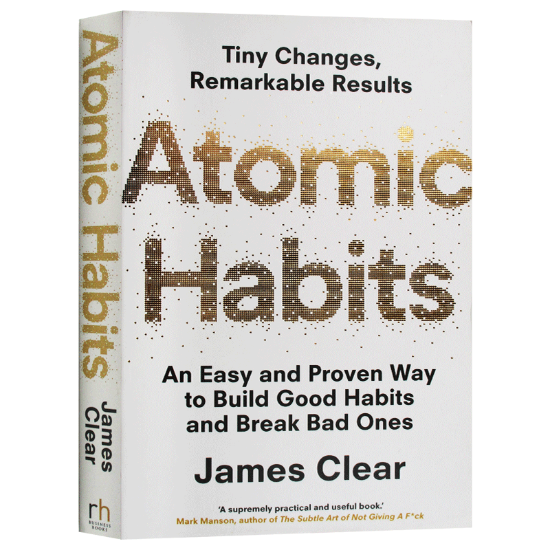 Atomic Habit 英文原版 心理励志 原子习惯 建立好习惯打破坏习惯的简单方法 英文版 自我提升管理 James Clear 进口原版英语书籍