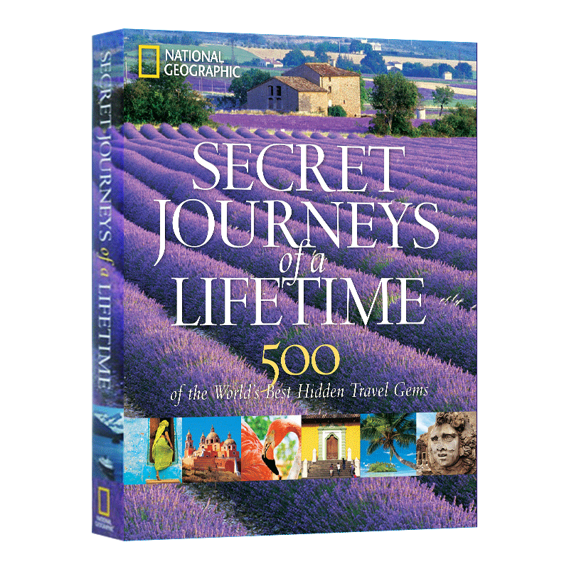 现货英文原版 Secret Journeys of a Lifetime 500 of the World's Best Hidden Travel Gems精装国家地理推荐旅行指南-图0