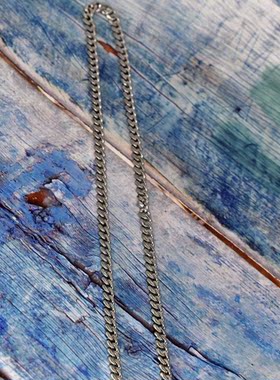 K21个性时尚古巴316钛钢项链hiphop潮酷欧美嘻哈卫衣链子马鞭链