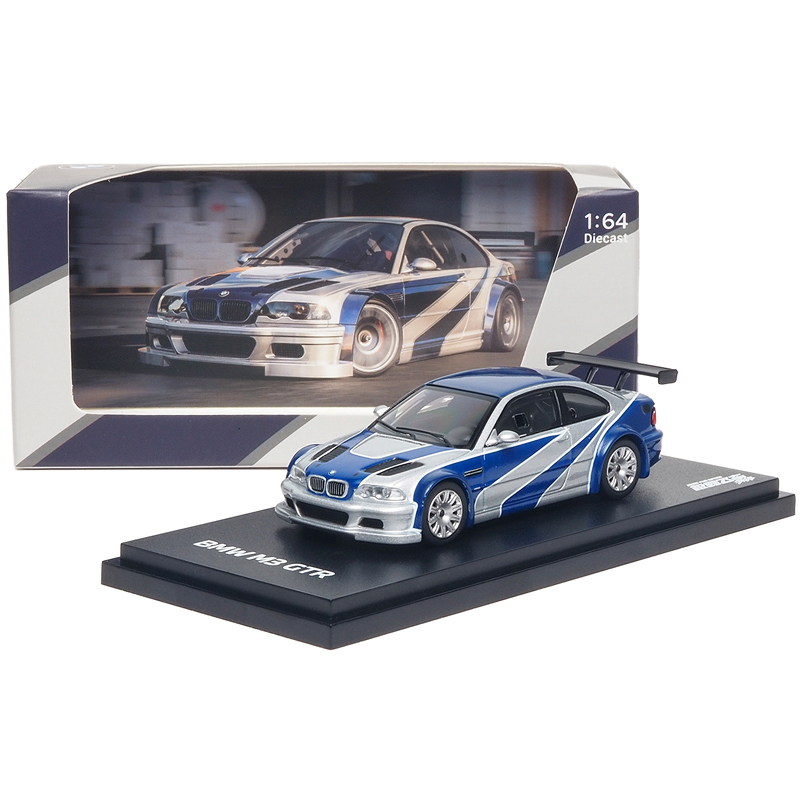 ARBox1/64宝马M3 E46 GTR飞车Z8 i8 750 3.0仿真合金汽车模型摆件 - 图2
