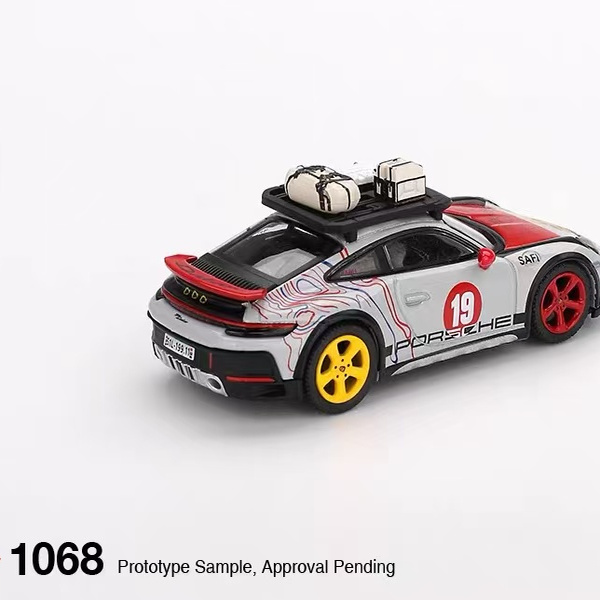 MINIGT 1:64 保时捷 达喀尔 拉力赛车 911 Dakar 合金车模 1068 - 图3