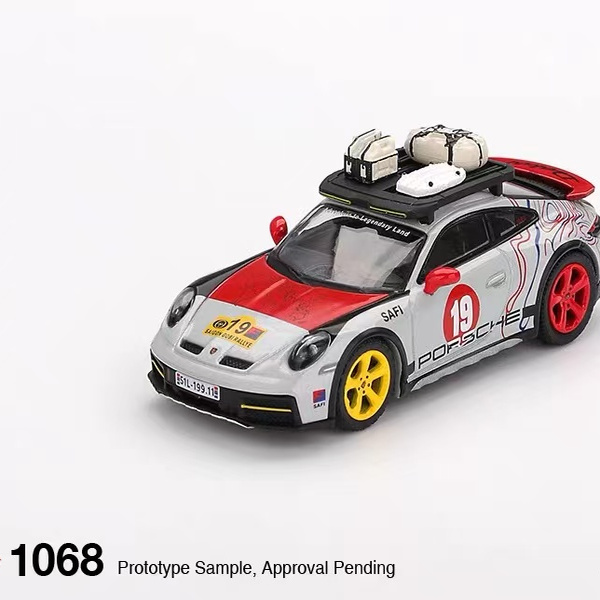MINIGT 1:64 保时捷 达喀尔 拉力赛车 911 Dakar 合金车模 1068 - 图1