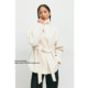 2025 autumn European and American stand collar double-sided woolen mid-length coat