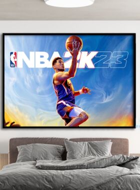 NBA2K游戏挂画篮球客厅卧室书房