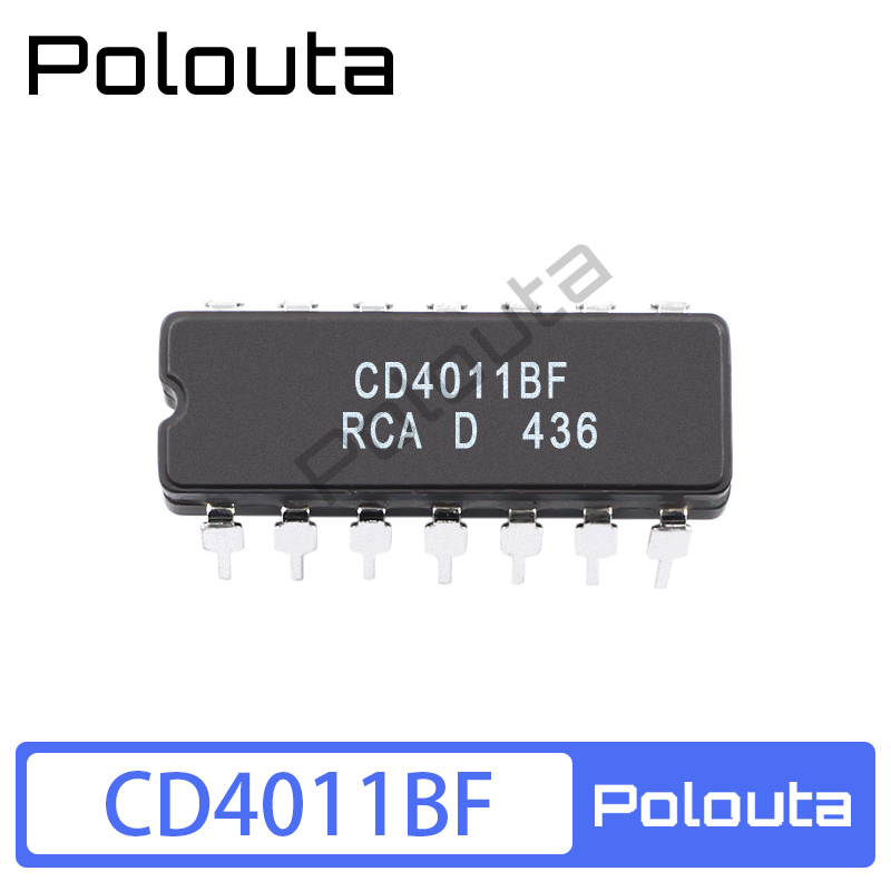 CD4011BF Polouta CD4011 CDIP-14陶瓷直插逻辑栅极和逆变器-图2