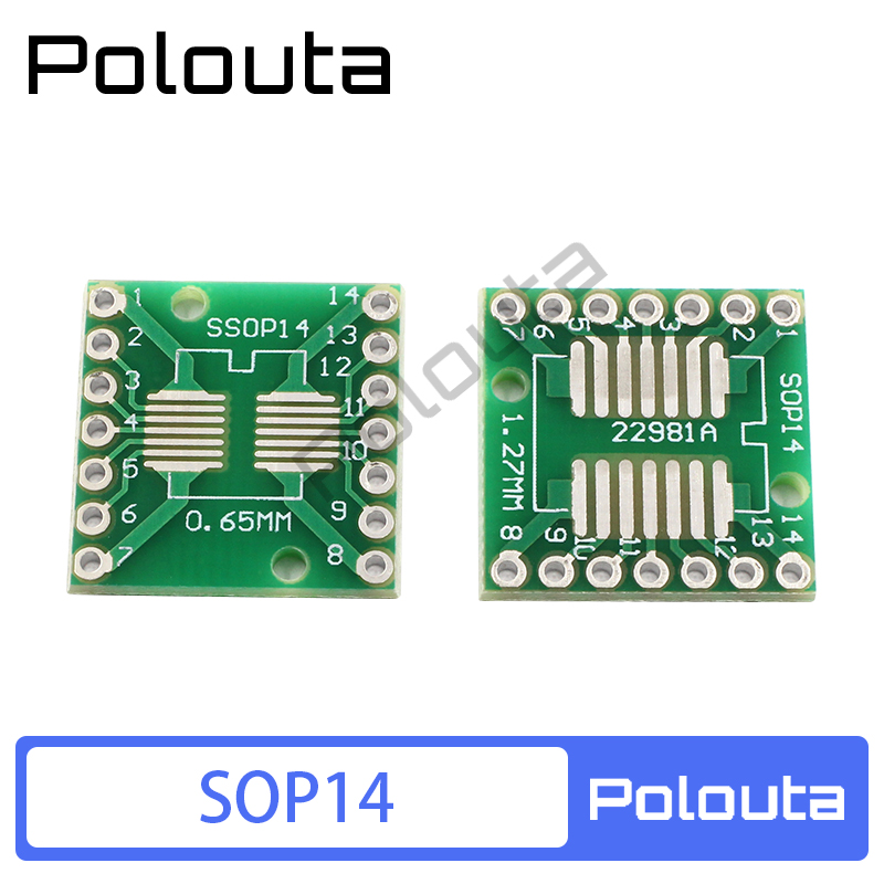 转接板 SOP8/14/16/20/24/28/48/56 TSOP贴片转直插DIP PCB转换板-图2