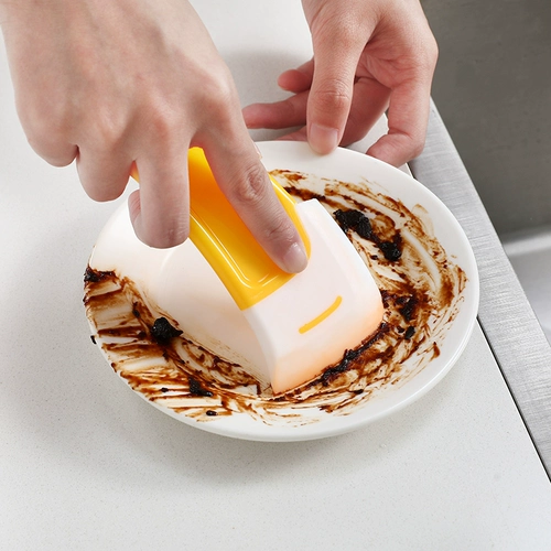 Силиконовый скребок в нижней части кастрюли чистый, резистентный скребок, кастрюля, сковорода, блюдо, блюдо, нежига