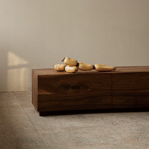Mumo Mumo Qinglian Cube Cube Logwood Wrood Wood Black Walnut Simple Modern Nordic Living Room