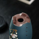 Yixing purple sand flower pot orchid special flower pot with tray