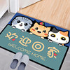 Home entrance door mat floor mat entrance door mat toilet bathroom bathroom non-slip mat absorbent carpet