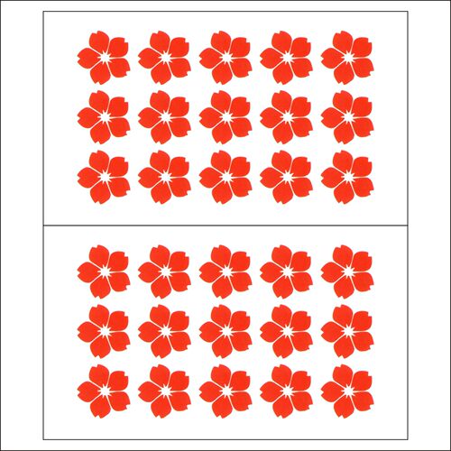 动漫游戏古装纹身贴纸套装花钿额头贴眉心贴脸部贴纸洛冰河儿童 - 图2