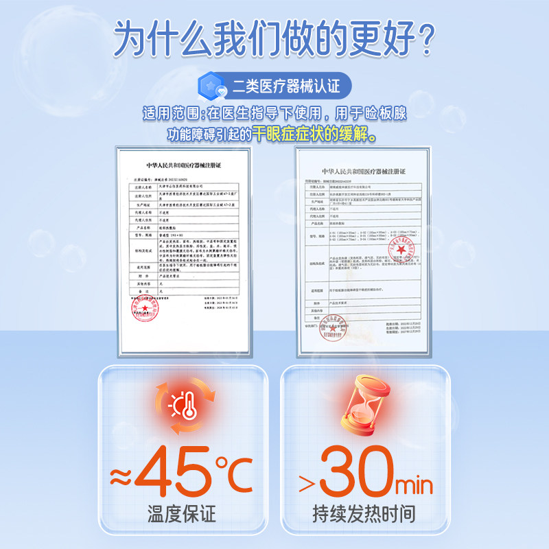 眼部热敷治疗贴干眼症医用蒸汽眼罩 康复之家医疗器械冷热敷器具（器械）