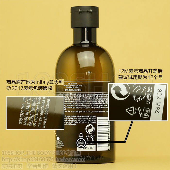 英国THE BODY SHOP生姜洗发水400ML*2控油清爽 去屑止痒 防脱固发 - 图0