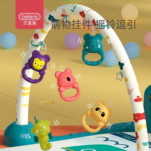 Пианино для спортзала, универсальная музыкальная игрушка для новорожденных, 0-1 лет, 3 мес.