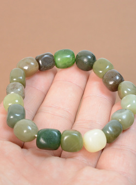 保真和田玉随形手串手链男士女士外贸间福利爆款