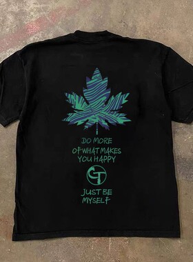 海外订单尾货~外贸撤回美式街头重磅纯棉短袖t恤男女情侣半袖上衣
