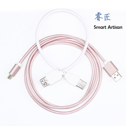 睿匠线大L纯有线键盘可用FC980M利奥博德FC900R的mini口USB键盘线 - 图3