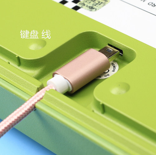 睿匠线大L纯有线键盘可用FC980M利奥博德FC900R的mini口USB键盘线 - 图1