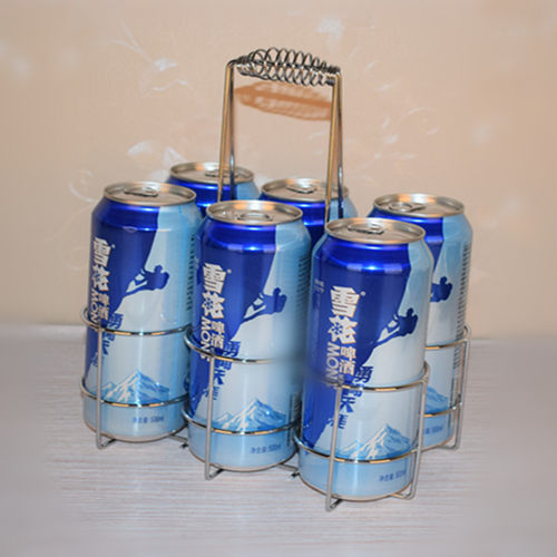 啤酒架子提篮提啤酒的手提架酒吧KTV烧烤摊酒提架6瓶12瓶提酒架子 - 图2