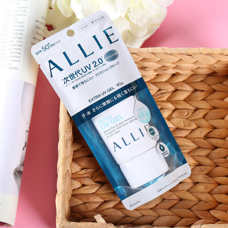 日本2019嘉娜宝allie粉色女防晒霜 兔太郎の淘淘购防晒霜