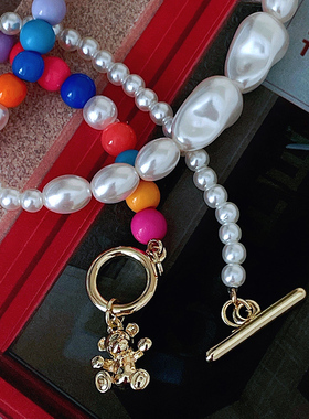 RTZHANG珠子女时髦颈链