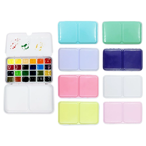 Windsha Newton Ge Wen van Gogh Smart Shinlier Bai Ye Meijie Water Color Set Solid Contable Portable Box Portable Box