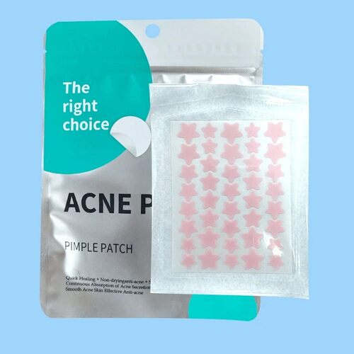 ACNE星星痘痘贴正版水胶体吸液净痘贴彩色五角星祛痘贴闪粉痘痘贴 - 图3