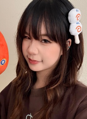 腾亿原创关东煮公仔发夹少女心搞怪百搭装饰侧边夹可爱玩偶刘海夹