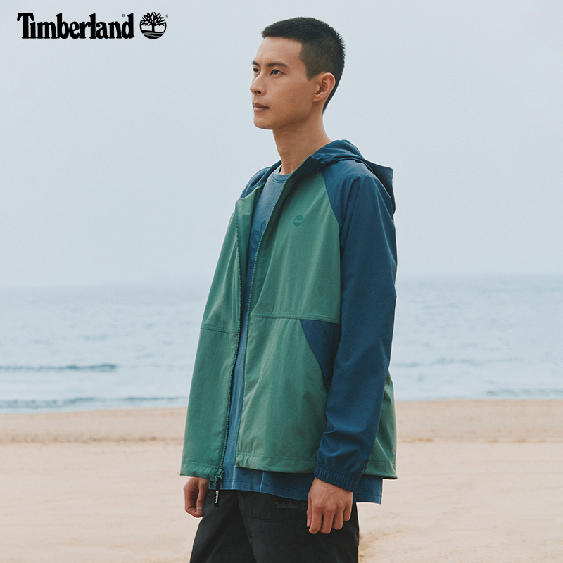 Timberland添柏岚男女同款休闲外套24春户外防泼水防晒宽松|A66EF-图1