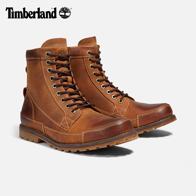 Timberland添柏岚踢不烂男鞋马丁靴高帮潮流户外休闲皮革|15551